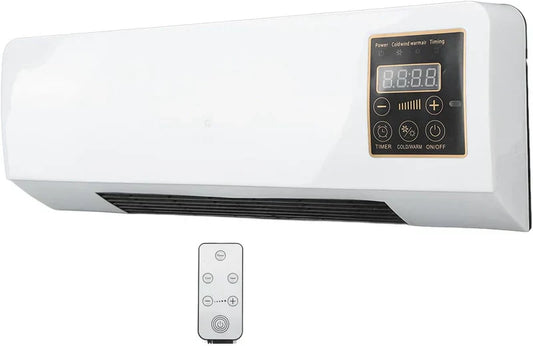 Cuifati Portable Air Conditioner, Mini AC Wall Mounted Cooling and Heating Fan, Portable Touch Control Low Noise Air Conditioner for Indoor Outdoor
