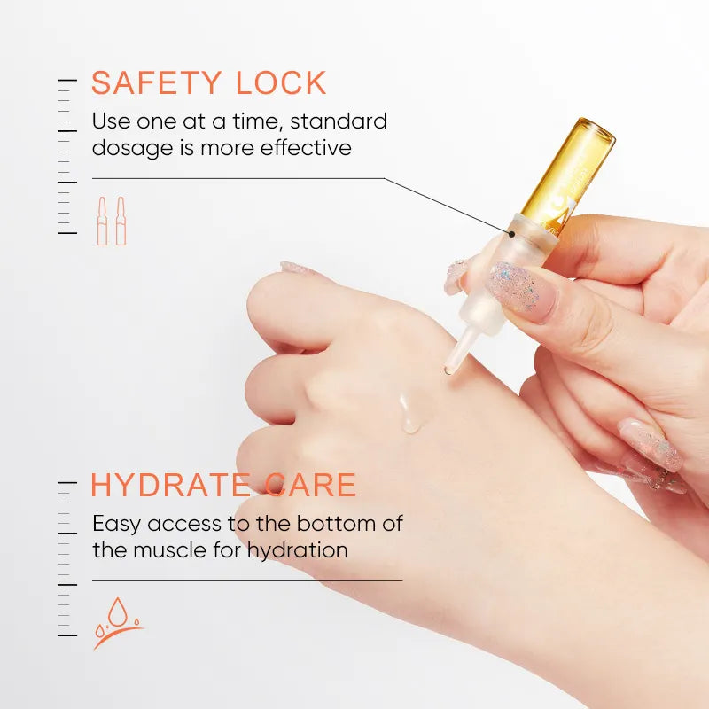 SADOER Beauty Vitamin C 24K Gold Hydrates Gently And Lightening Skin OEM ODM Refreshing Facial Care Wholesale Ampoules Serum
