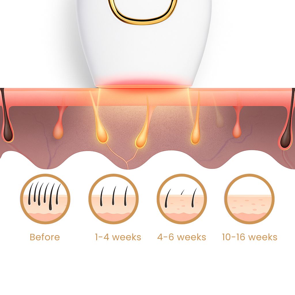 IPL Laser Hair Remover ⁽ˢᵐᵒᵒᵗʰ ˢᵏᶦⁿ ᶠᵒʳ ᴹᵉⁿ & ᵂᵒᵐᵉⁿ⁾ بشرة ناعمة للرجال والنساء