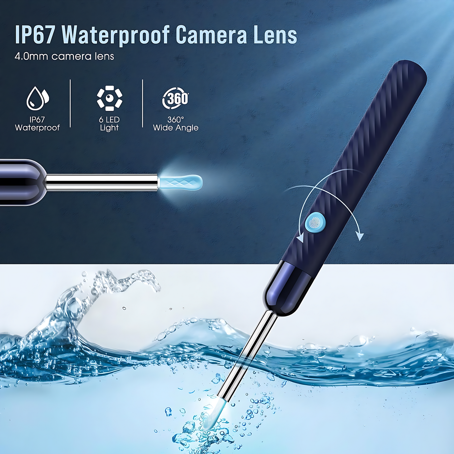 ˢʰᵒᵖʸ Smart Ear Wax Removal Tool,  With Camera & Cleaning Kit