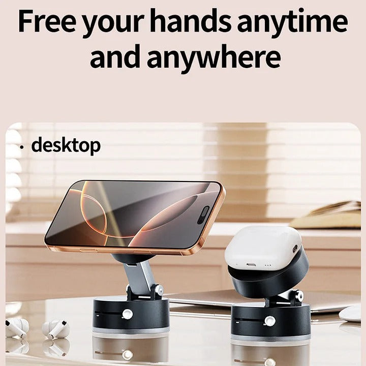 ˢʰᵒᵖʸ ᵗᵉᵏ  Magnetic Phone Holder with 360° Rotation, Upgraded, Strong Magnet, Foldable and Portable